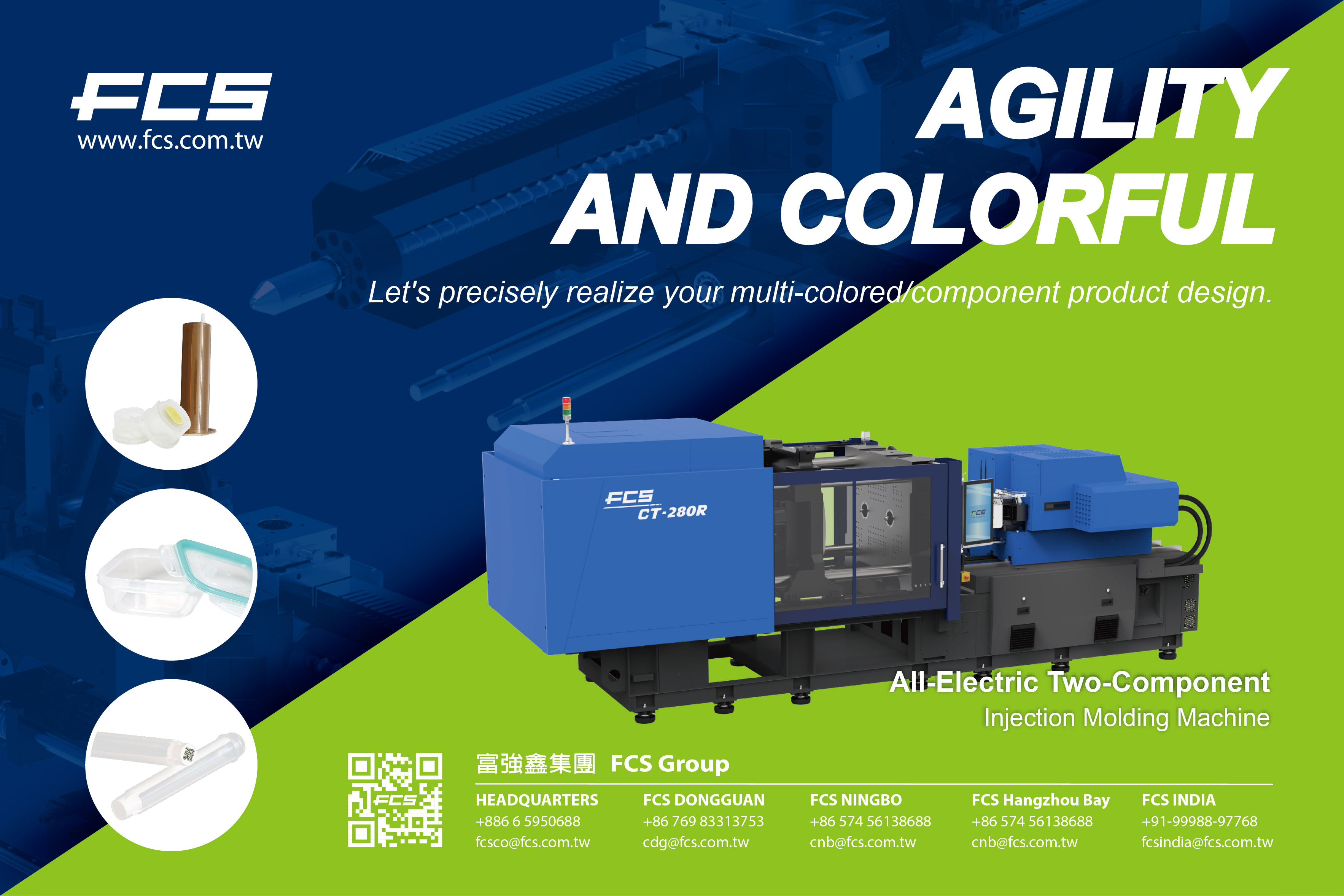 TAIPEI PLAS 2024 - All-Electric Two-Component Injection Molding Machine (CT-R series)